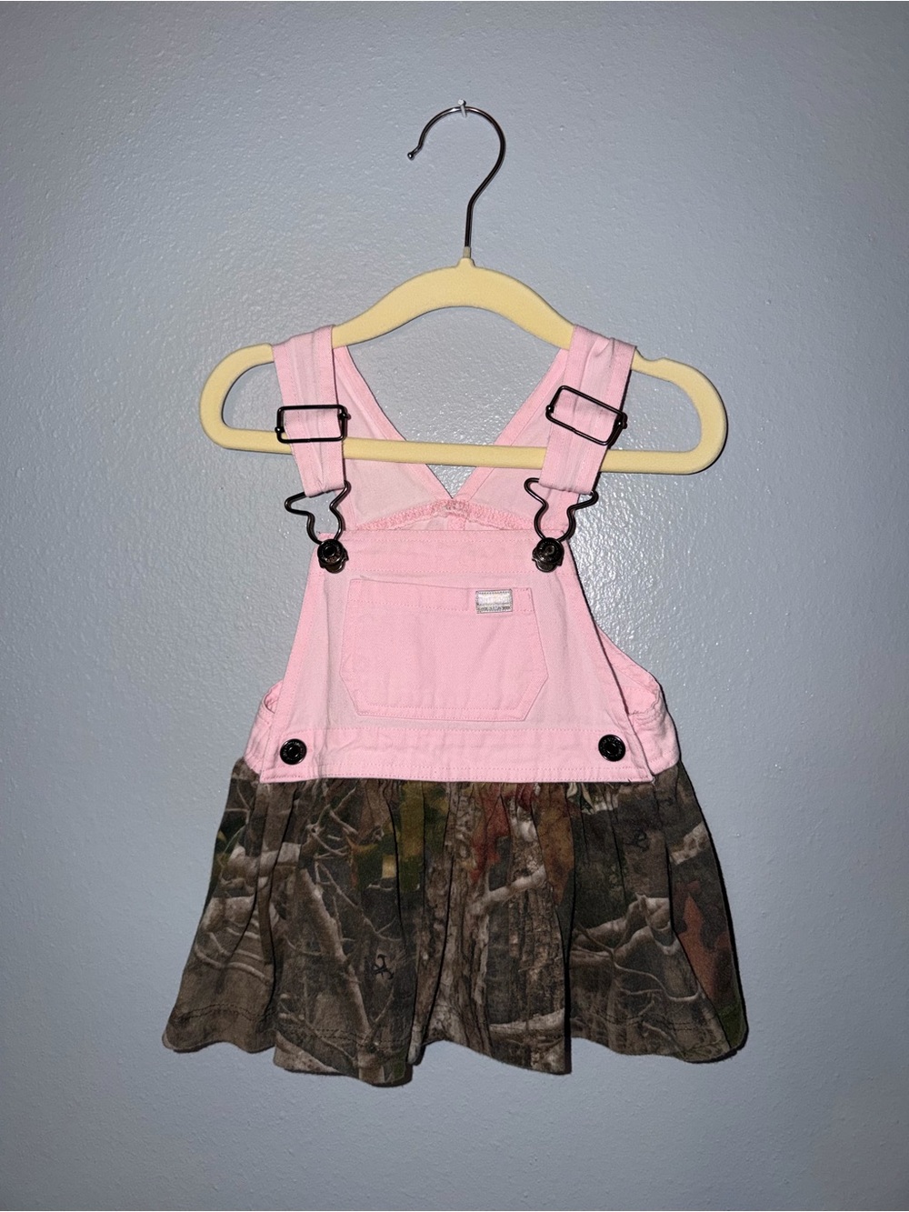 Pink and Camo Girls' Overall Dress - Outdoor Kids